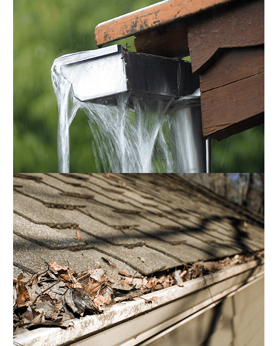 雨の日に雨樋に不具合が無いか確認してみてはいかがでしょうか。