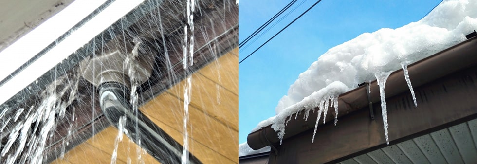雷と共に豪雨を降らせることもあり地域によっては想像を超えた雨量になり、しっかりとした雨樋が必要となります。